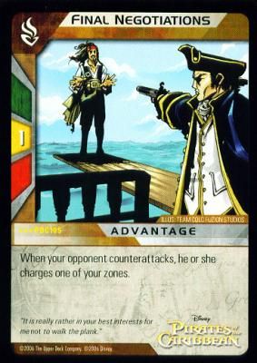 Final Negotiations
